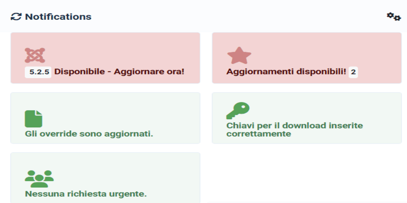 Notification Joomla