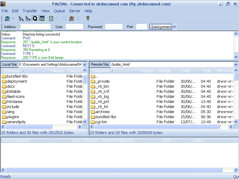 filezilla