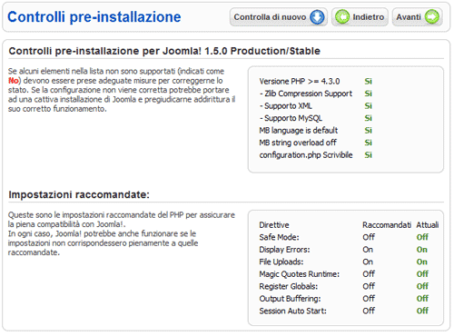 Istallazione Joomla Fig 1